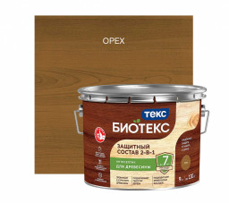 Антисептик Биотекс 2-в-1 орех 9л/8кг