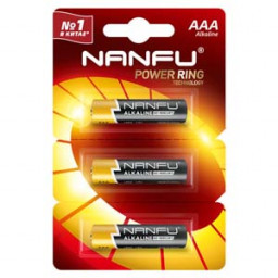 Батарейка Nanfu AAA 3 шт цена за 1 штуку