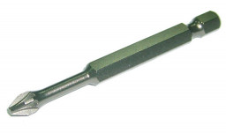 Бита PH 2*70 мм  с насечкой, сталь Профи