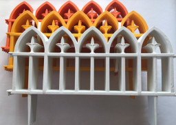 Декоративное ограждение PROTEX КОВАНЫЙ ЦВЕТОК желтый