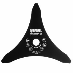 Диск для триммера , 305 х 25,4  3 лезвия Denzel