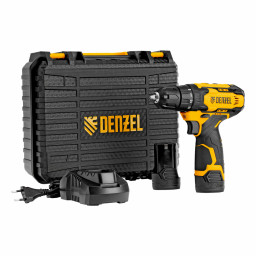 Дрель-шуруповерт аккумуляторная CDQ-12, Li-Ion, 12 В Denzel