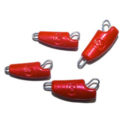 Груз-головки ПРОХОДИМЕЦ разборные красные 012г 5шт