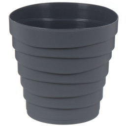 Кашпо Бархан пластиковый 2,25л антрацит