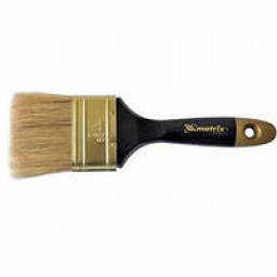 Кисть 2'' плоская с деревянной ручкой, натуральная щетина Профи "МАТRIХ"