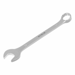 Ключ комбинированный, 28 мм, CrV, матовый хром Stels