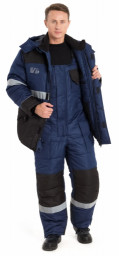 Костюм зимний мужской НОРДМЕН синий/черный и СОП
