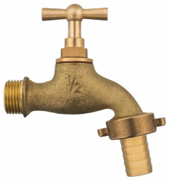 Кран водоразборный QUATTRO ELEMENTI с вентилем, 1/2"