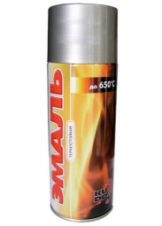 KUDO-5002  Эмаль термостойкая черная 520 мл