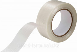 Лента клеящая армированная усиленная стекловолокном 50*40м КРЕПЫЖ