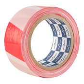 Лента сигнальная 50мм*200м, бело-красная Klebebänder