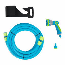 Набор поливочный, шланг 10-30м, пистолет 8 реж., чехол, подвес, LUXE Palisad