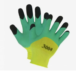 Перчатки нейлоновые  вспененным латексом НОГОТКИ