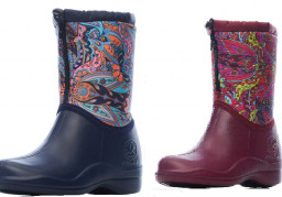 Полусапоги зимние женские  разноцветные KAURY