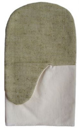 Рукавицы х/б с брезентовым наладонником (двунитка-250, брезент-420)