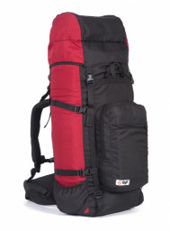 Рюкзак 80л Оптимал 1 Оксфорд 600 черная вишня