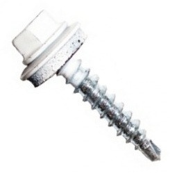 Саморез 4,8*50(51) ш/гр. кровельный белый RR9003