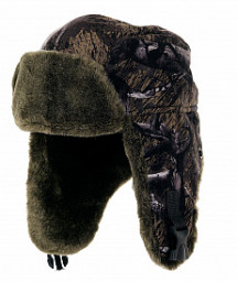 Шапка-ушанка зимняя Умка алова/темная ветка Нова-Текс