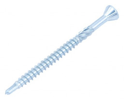 Шуруп 3,2*45 для полов и паркетов белый цинк