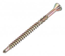 Шуруп 3,2*45 для полов и паркетов желтый цинк