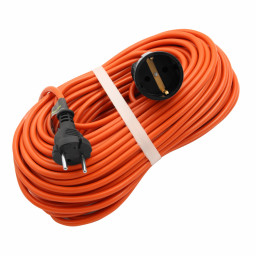 Удлинитель-шнур силовой 30 м, 6А, тип УХз6, ПВС, 1 розетка без заземления Сибртех