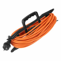 Удлинитель-шнур силовой Garden Series, ПВС, 20м, 1 розетка 3 x 1 мм, Denzel