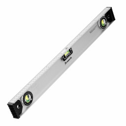 Уровень алюминиевый "Рельс", 600 мм, 3 глазка (1 поворотный) Matrix