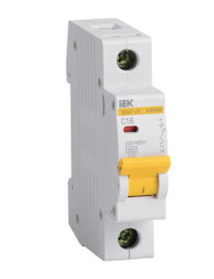Выключатель автоматический 1Р 16А 4,5кА характеристика срабатывания C серия ВА47-29 С IEK