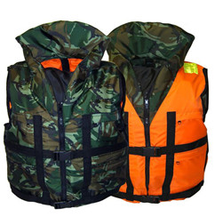 Жилет спасательный с подголовником "Капитан" 80 кг